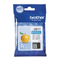 Brother LC3211C Ink 200 Pages Cyan