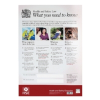 A3 Health & Safety Law PVC Poster