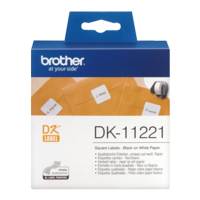 Brother Dk11221 Permanent Adhesive Label:23Mm(W)X23Mm(L)