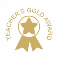 Motivational Reward Teachers Gold Award Stamp