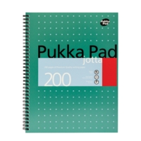 Pukka A4 Jotta Wirebound Metallic Notebook Pack of 3