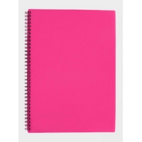 A4 Spiral Soft PVC Cover Assor ted Colour Notebook SINGLE