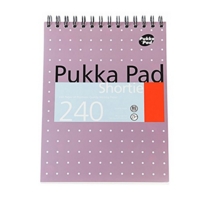 Pukka Shortie Wirebound Metallic Notebook SINGLE