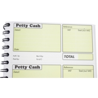 Spiral Bound Duplicate Petty Cash Book