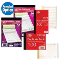 Duplicate 216mm x 130mm Sales Order Book SINGLE