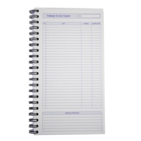 Wirebound Things to Do Today Book 150mm x 280mm