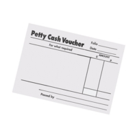 Petty Cash 80 Sheet Receipt Pad