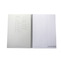 Collins A5 Soft Back Double Cash Manuscript Book