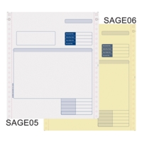 Sage Compatible 2-Part A4 Continuous Invoice Box of 1000