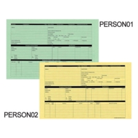 Personnel Pre-Printed Manilla Wallets Yellow Pack of 50
