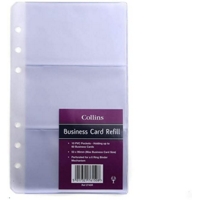 Collins Business Card Refill 10 Pack