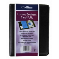 Collins Executive Business Card Folio Holder