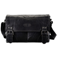 Leather Shoulder Bag Sensation Black