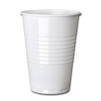 Plastic White 7oz Vending Cups Sleeve of 100