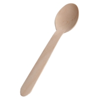 Wooden Cutlery Teaspoons Pack of 100