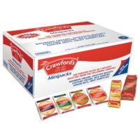 Crawfords Assorted Mini Biscuits Box of 100 Packs