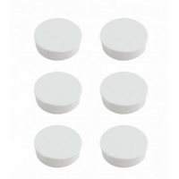 Super Strong Microbial 25mm Magnets White Pack of 10
