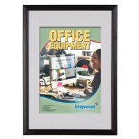 A4 Wooden Picture Certificate Frame Black
