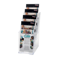 Desk Leaflet 4 Tier Dispenser Size DL (1/3rd A4)