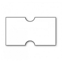CT1 White Price Gun Labels Sleeve of 6,000
