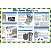 Kitchen Hygiene 590mm x 420mm PVC Poster