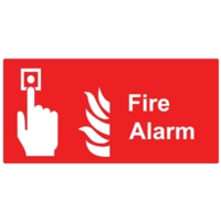 Fire Alarm PVC 100mm x 200mm Sign