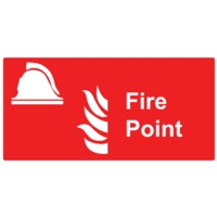 Fire Point PVC 200mm x 100mm Sign