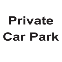 Private Car Park A4 Window Sticker