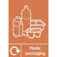 Plastic Packaging Waste A5 PVC Sign