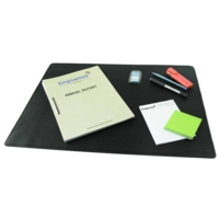 Durable Non-Slip Smooth Desk Mat 52cm x 65cm Black