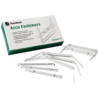 Acco Twinlock Fastener Filing Clips Box of 50