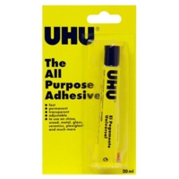 UHU All Purpose Adhesive Glue 20ml Tube SINGLE