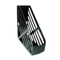Magazine Rack File Foolscap Storage Black