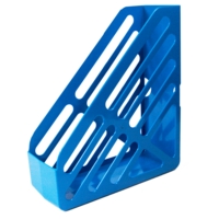 Magazine Rack File Foolscap Storage Blue