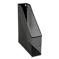 Wiremesh Magazine Rack Holder Black