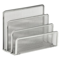 Wiremesh Desk Letter Organiser Sorter Silver
