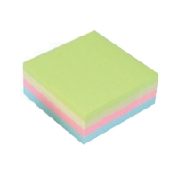 Pastel Sticky Note Cube Pad 75mm x 75mm