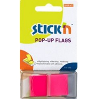 Pop-Up Repositionablel Tabs Index Tabs Pink Pack of 50
