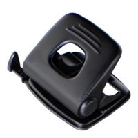 Medium Black Metal 30 Sheets Hole Punch