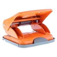 Rapesco 825 Metal 2-Hole 25 Sheets Tangerine Hole Punch