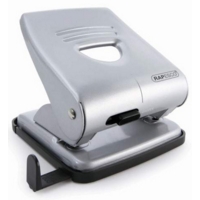 Rapesco 827 Metal 2-Hole 30 Sheets Silver Hole Punch