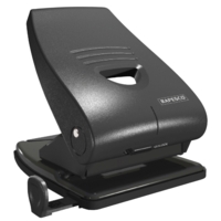 Rapesco 827 Metal 2-Hole 30 Sheets Black Hole Punch