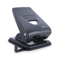 Rapesco 835 Metal 2-Hole 40 Sheets BlackHole Punch
