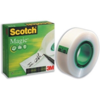 Scotch 810 Magic Tape 25mm x 66m Roll SINGLE