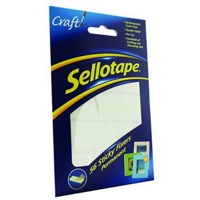 Sellotape 56 x Sticky Foam Fixers Permanent Pack SINGLE