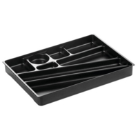 Durable Idealbox 8 Part Desk Drawer Organiser Black