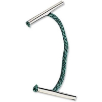 51mm Treasury Tags Green Metal Ends Pack of 100