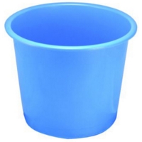 Plastic Round 15L Waste Bin Blue