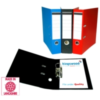 A4 PVC Lever Arch Files Blue Box of 10