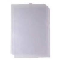 A4 Open Top and Side Folders Clear Pack of 100